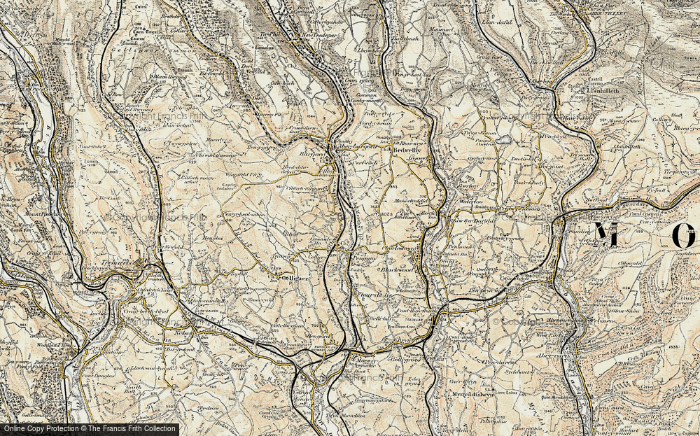 Old Map of Gilfach, 1899-1900 in 1899-1900