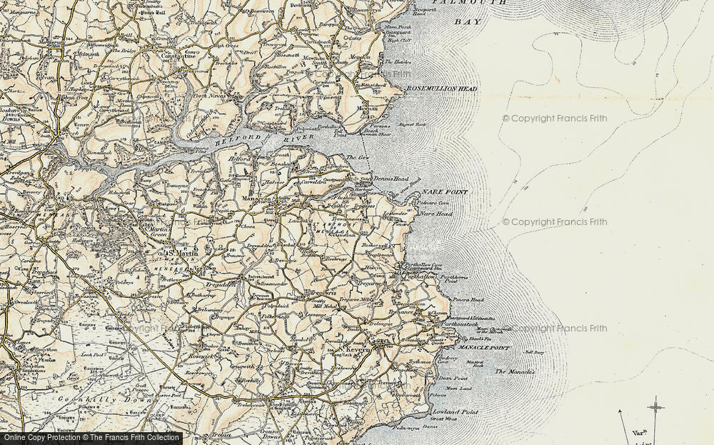 Old Map of Gillan, 1900 in 1900