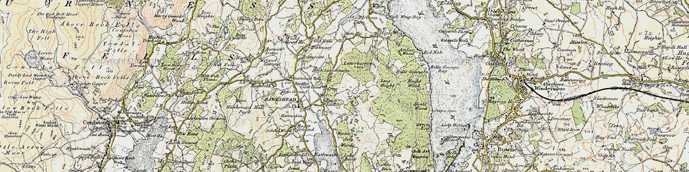 Old map of Gillbank in 1903-1904