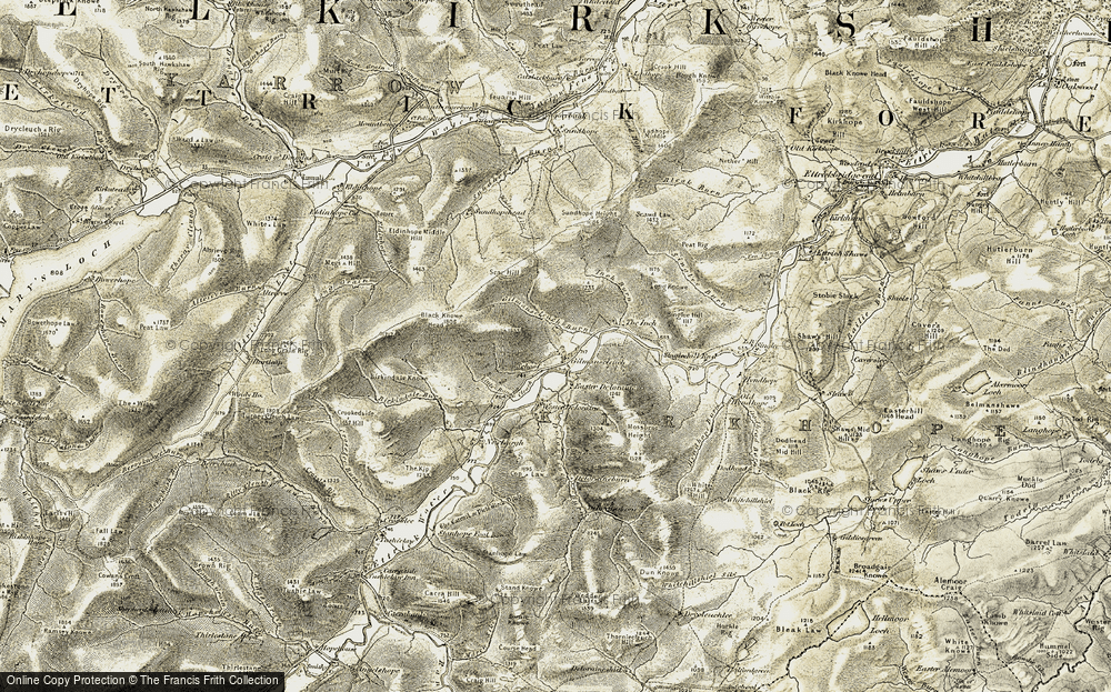 Old Map of Gilmanscleuch, 1901-1904 in 1901-1904