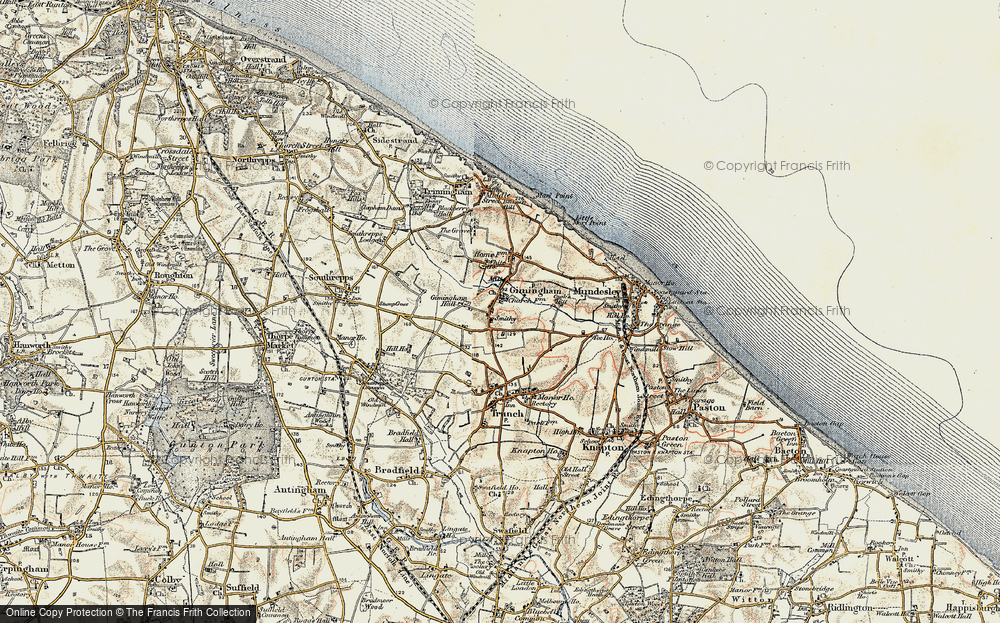 Old Map of Gimingham, 1901-1902 in 1901-1902