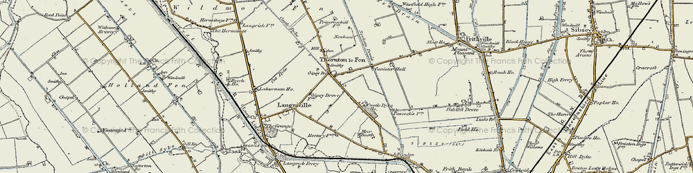 Old map of Peacock's Fm in 1902-1903