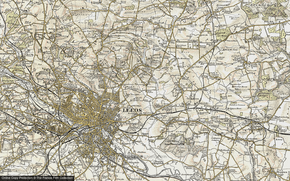 Old Map of Gipton, 1903-1904 in 1903-1904
