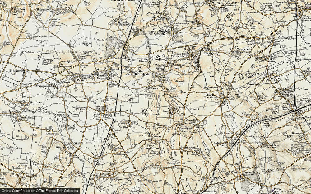 Old Map of Girt, 1899 in 1899