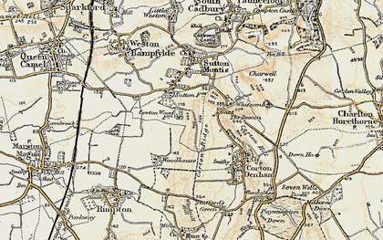 Old map of Girt in 1899