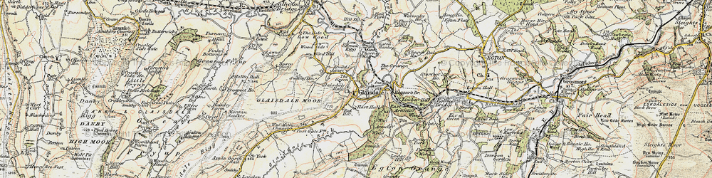 Old map of Glaisdale in 1903-1904