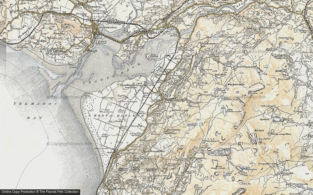 Old Map of Glan-y-wern, 1903 in 1903
