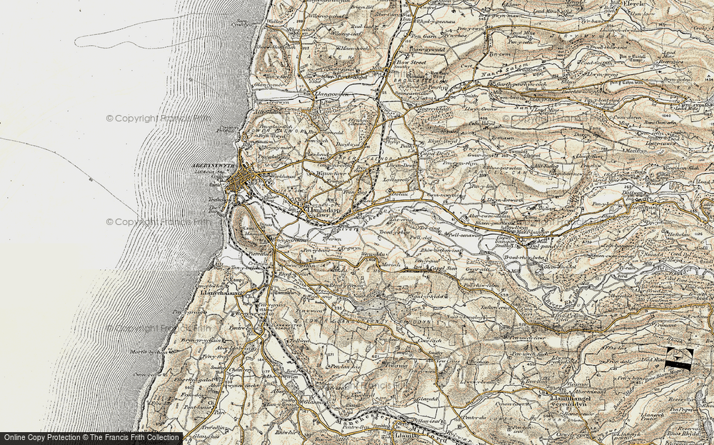 Old Map of Glanrafon, 1901-1903 in 1901-1903