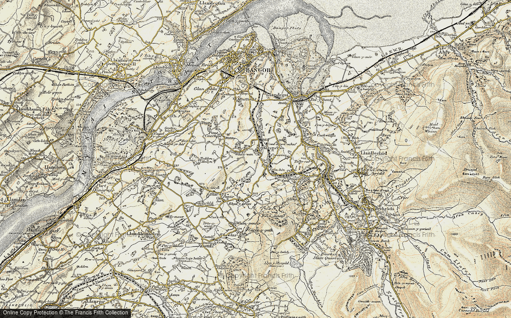 Old Map of Glasinfryn, 1903-1910 in 1903-1910