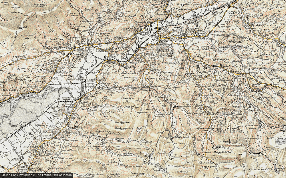 Old Map of Glaspwll, 1902-1903 in 1902-1903