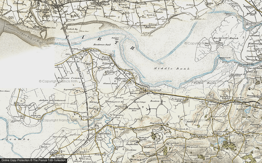Old Map of Glasson, 1901-1904 in 1901-1904