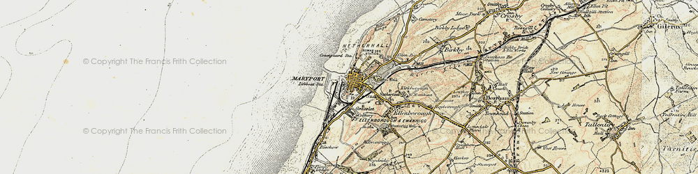 Old map of Alavna Roman Fort in 1901-1905
