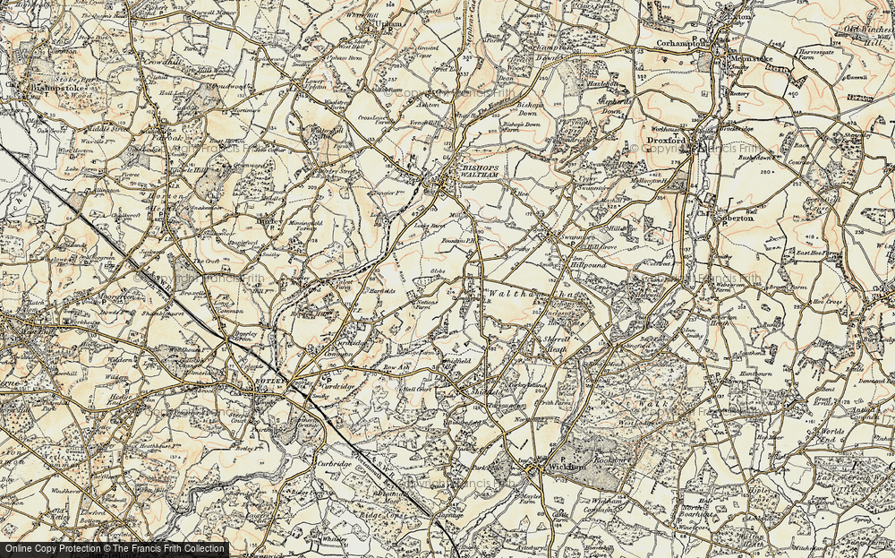Old Map of Glebe, 1897-1900 in 1897-1900