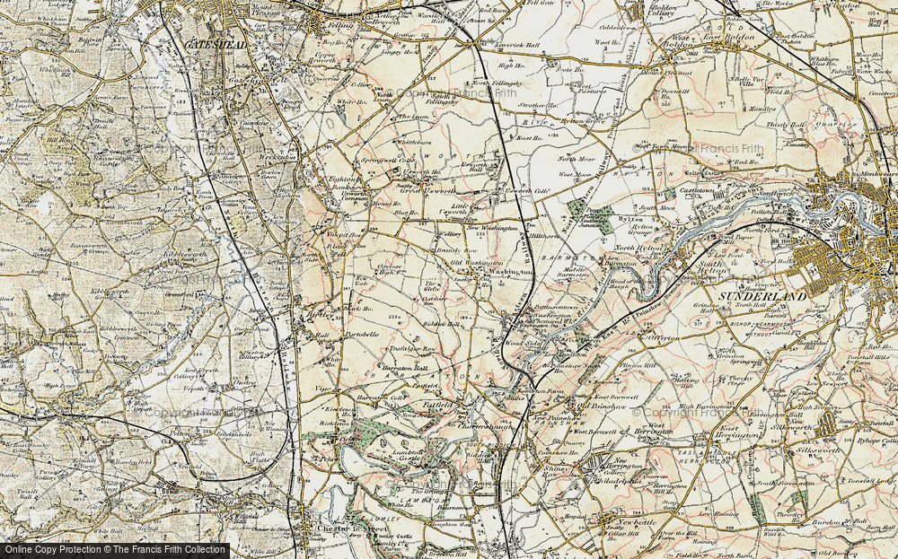 Old Map of Glebe, 1901-1904 in 1901-1904