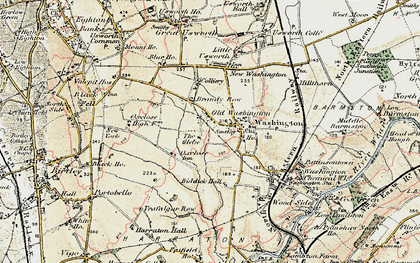 Old map of Glebe in 1901-1904