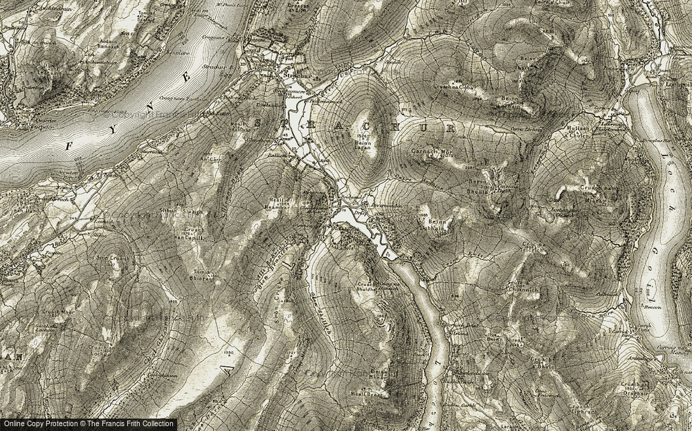 Old Map of Glenbranter, 1905-1907 in 1905-1907