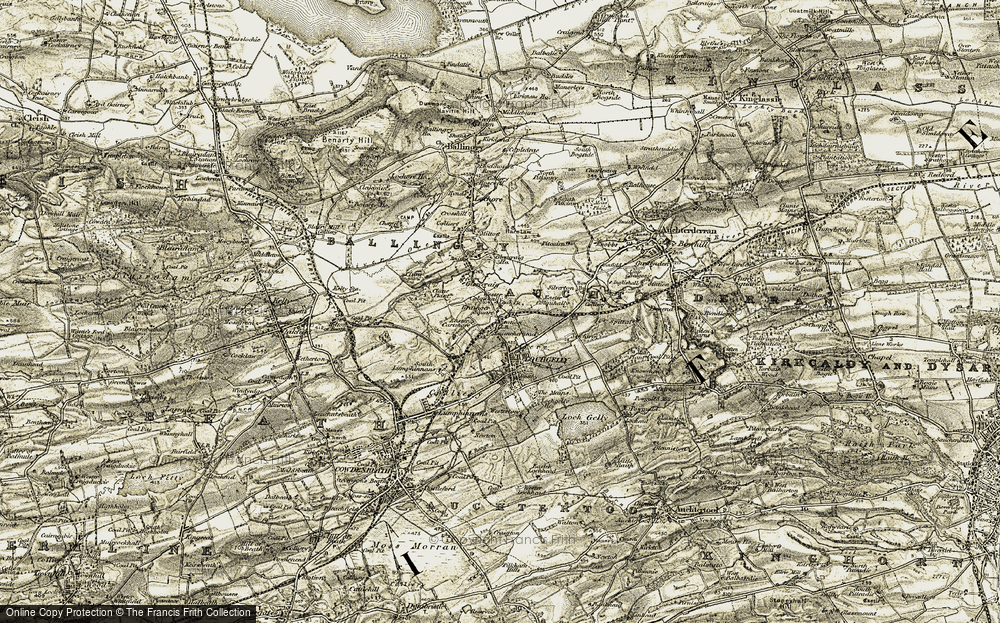 Old Map of Glencraig, 1903-1908 in 1903-1908