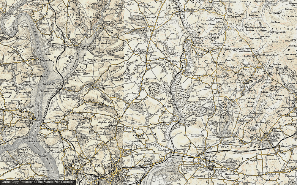 Old Map of Glenholt, 1899-1900 in 1899-1900