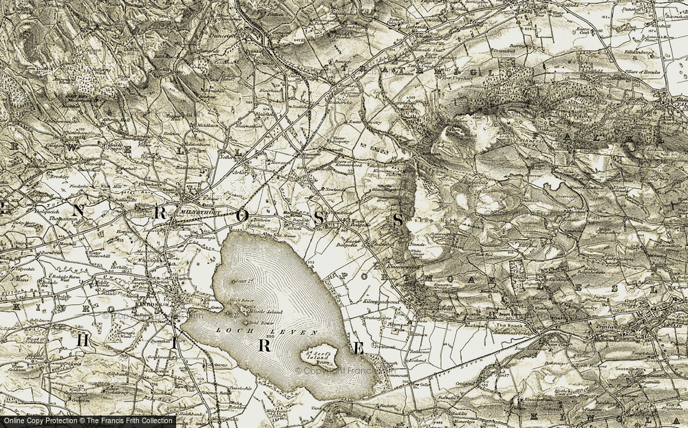 Old Map of Glenlomond, 1903-1908 in 1903-1908