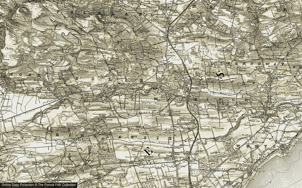 Old Map of Glenrothes, 1903-1908 in 1903-1908