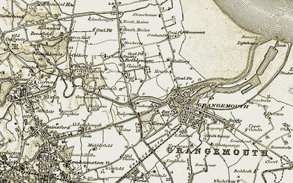 Old map of Glensburgh in 1904-1906