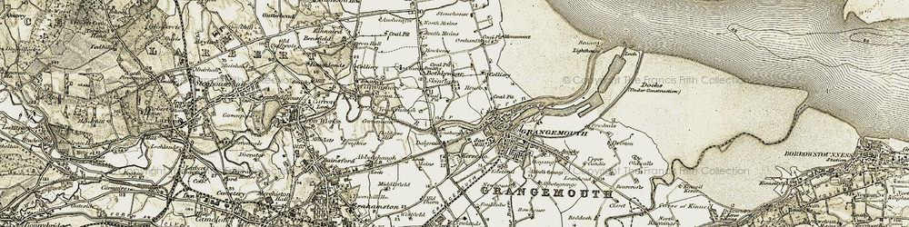 Old map of Glensburgh in 1904-1906