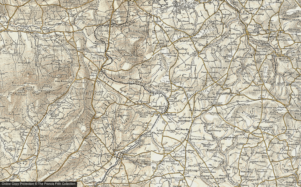 Old Map of Glogue, 1901 in 1901