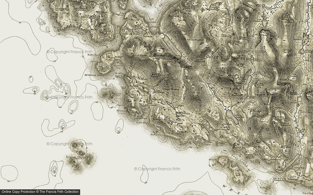 Old Map of Gobhaig, 1911 in 1911