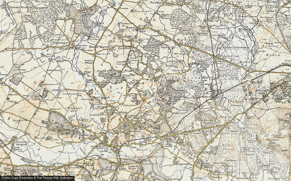 Old Map of God's Blessing Green, 1897-1909 in 1897-1909