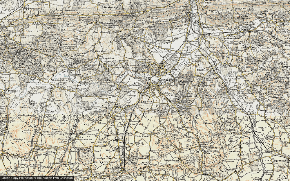 Old Map of Godalming, 1897-1909 in 1897-1909