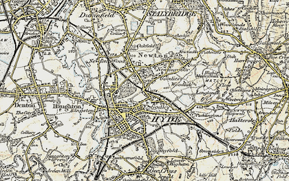 Old map of Godley in 1903