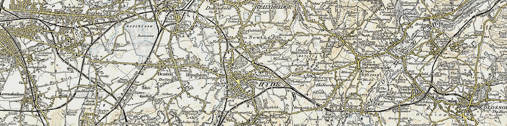 Old map of Godley in 1903
