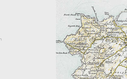 Old map of Goferydd in 1903-1910