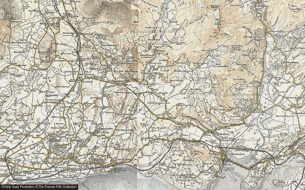 Old Map of Golan, 1903 in 1903