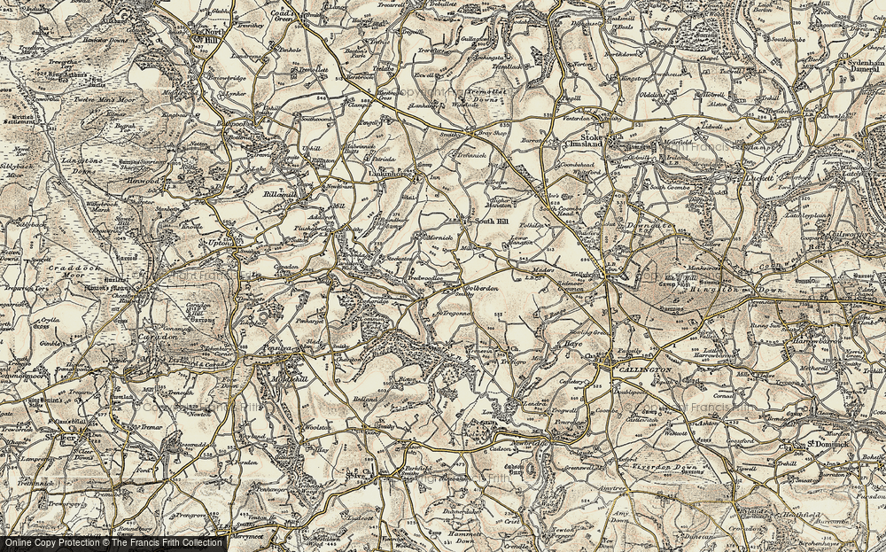 Old Map of Golberdon, 1899-1900 in 1899-1900