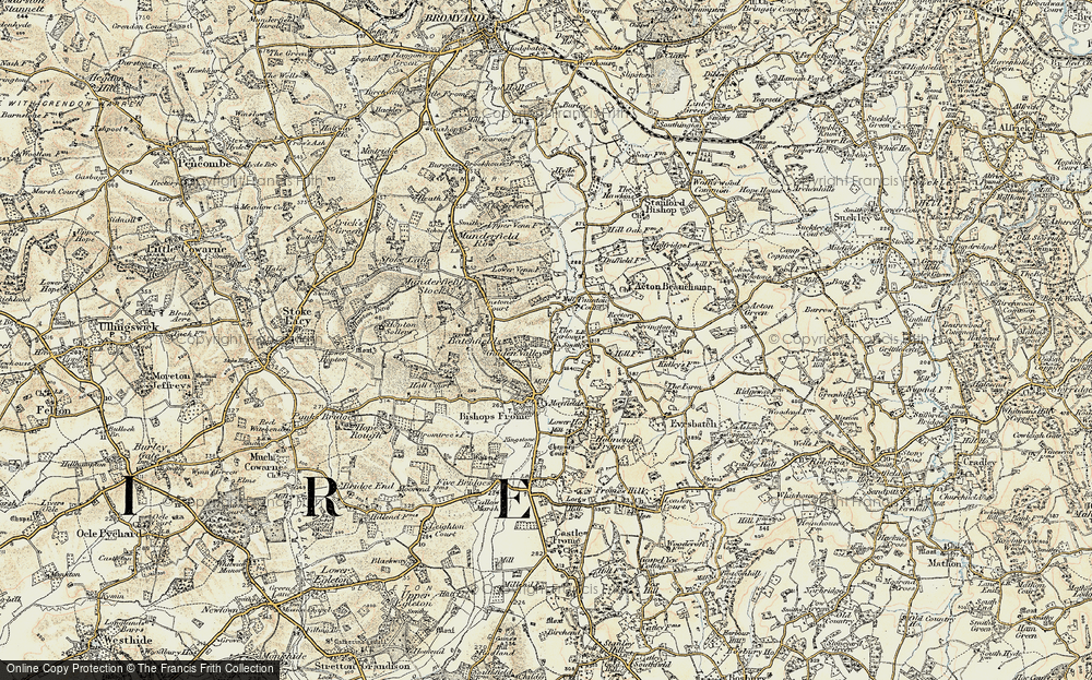 Old Map of Golden Valley, 1899-1901 in 1899-1901