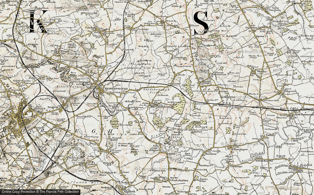 Old Map of Goldsborough, 1903-1904 in 1903-1904