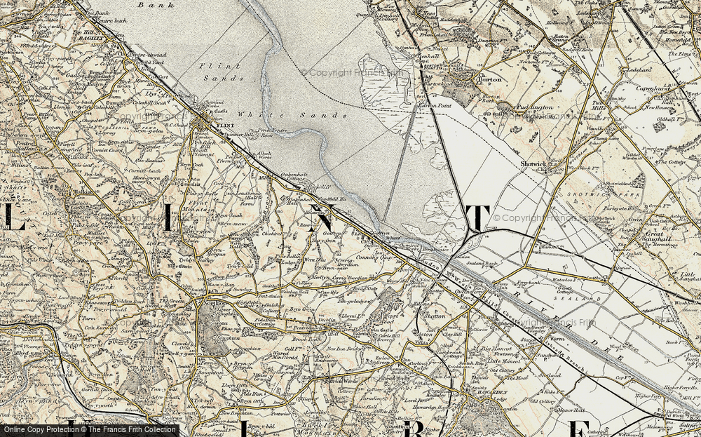 Old Map of Golftyn, 1902-1903 in 1902-1903