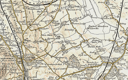 Old map of Golly in 1902-1903