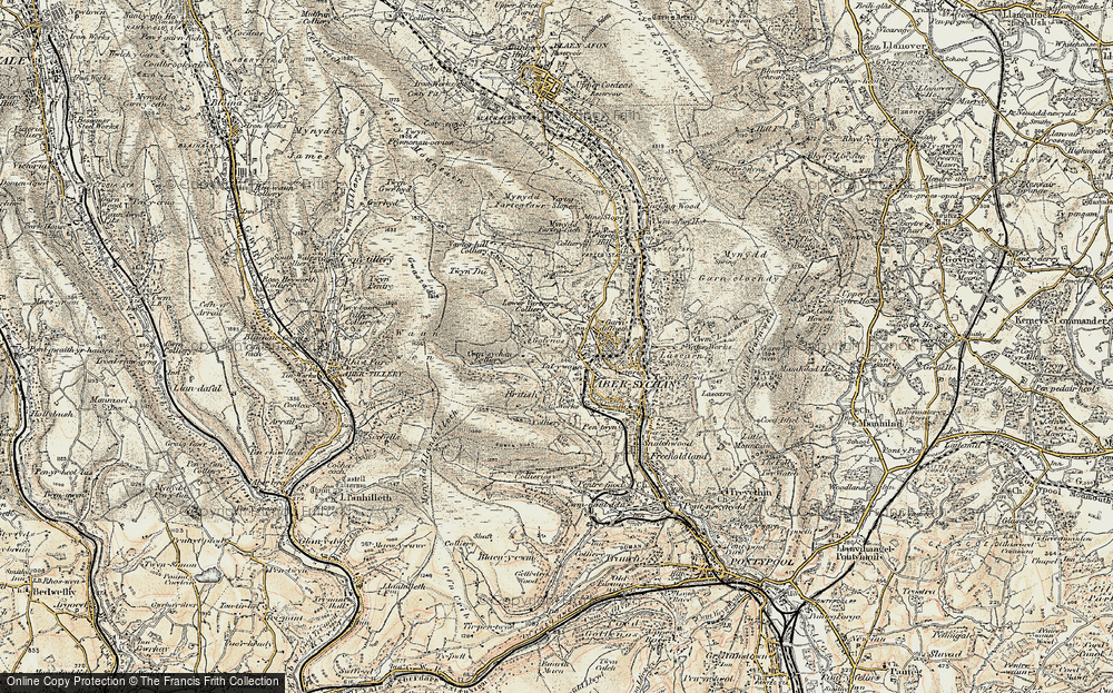 Old Map of Golynos, 1899-1900 in 1899-1900