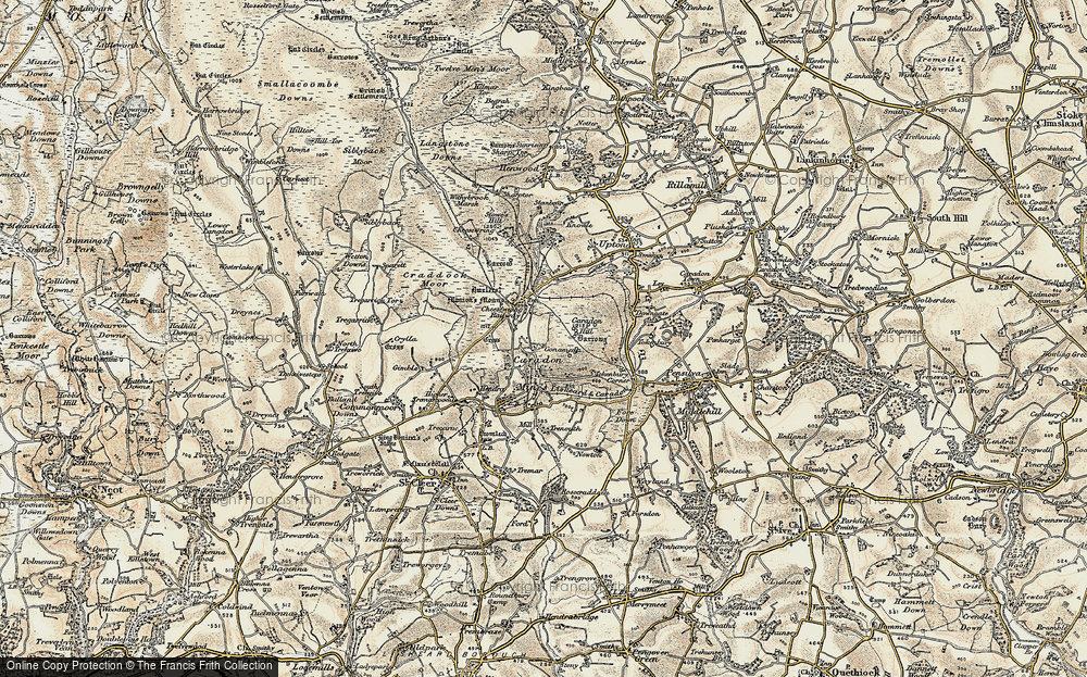 Old Map of Gonamena, 1900 in 1900