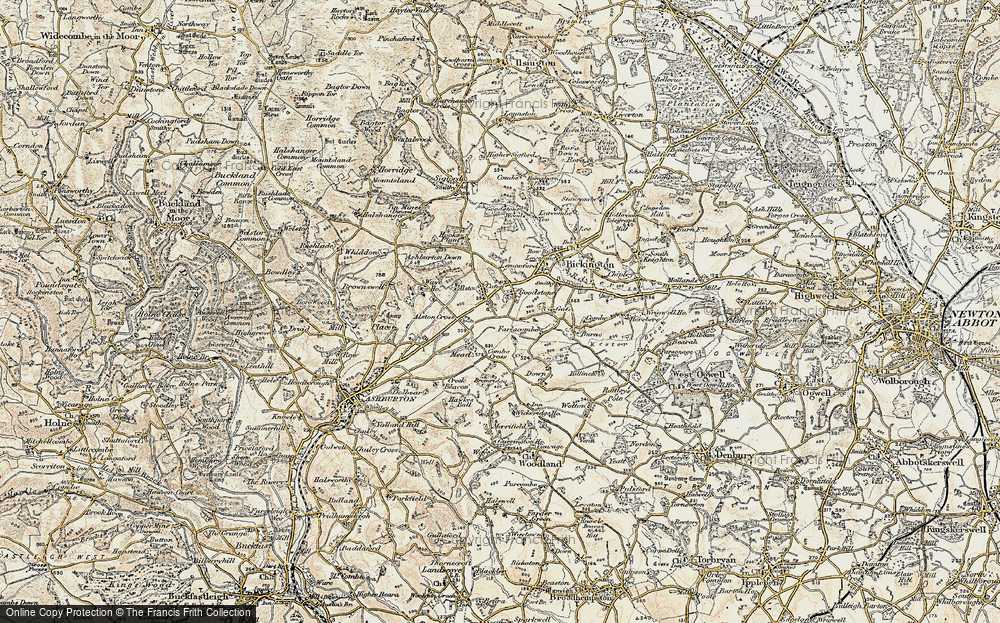 Old Map of Goodstone, 1899 in 1899