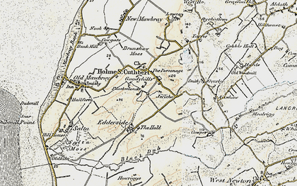 Old map of Goodyhills in 1901-1904