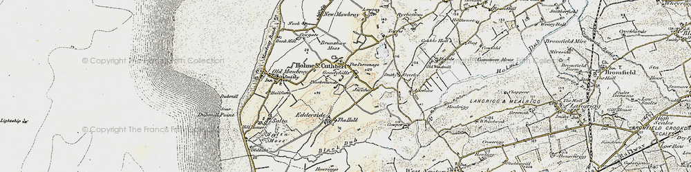 Old map of Goodyhills in 1901-1904