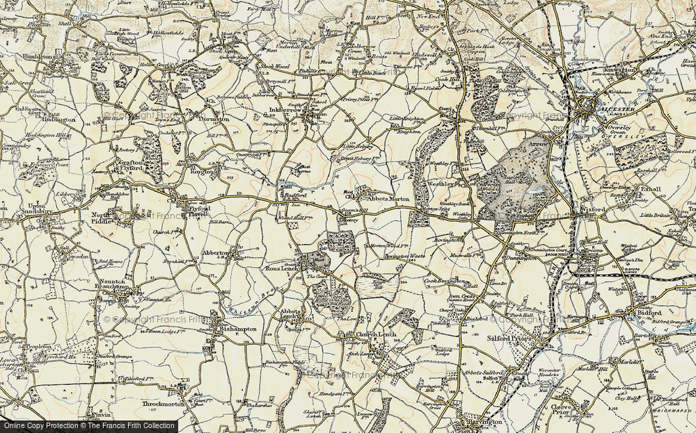 Old Map of Goom's Hill, 1899-1902 in 1899-1902