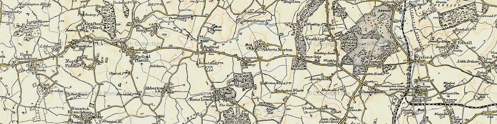 Old map of Goom's Hill in 1899-1902