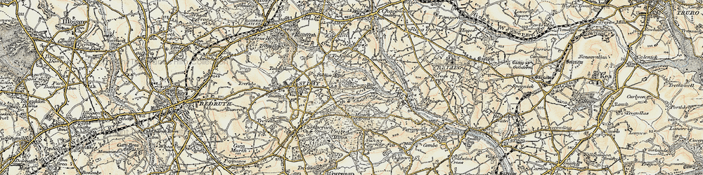Old map of Goon Gumpas in 1900