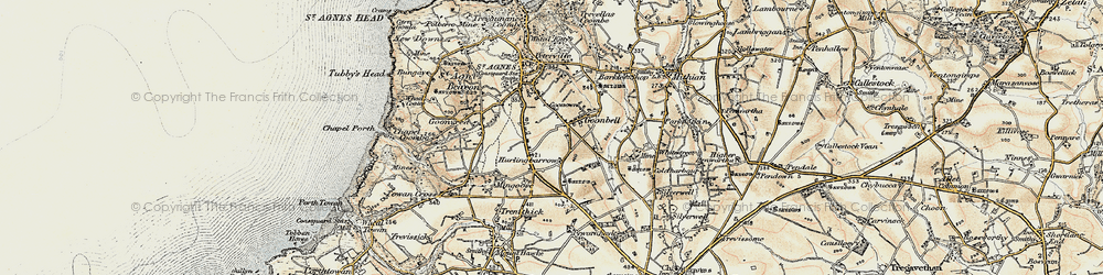 Old map of Goonbell in 1900