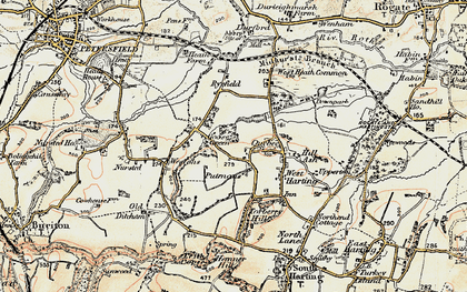 Old map of Goose Green in 1897-1900