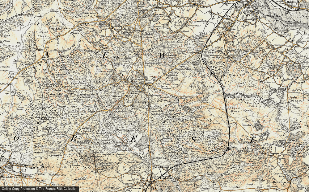 Old Map of Goose Green, 1897-1909 in 1897-1909
